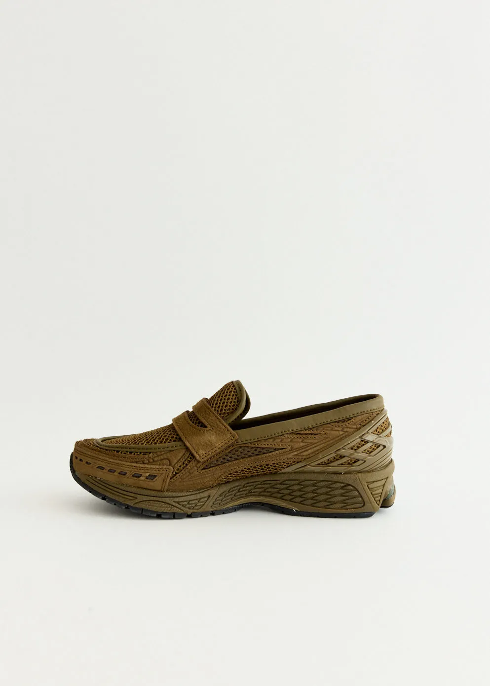 1906L 'Woodland' Loafers Square Toe Penny Loafers
