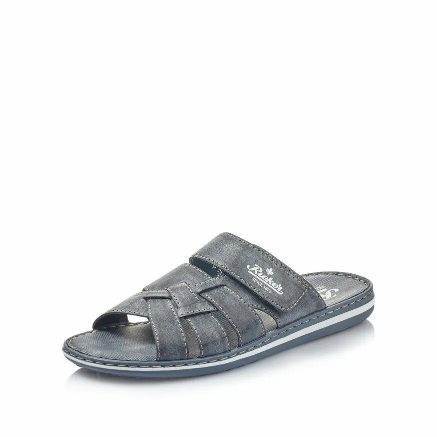 21073-14 Blue Slip-On Sandal Best Slip On Walking Shoes