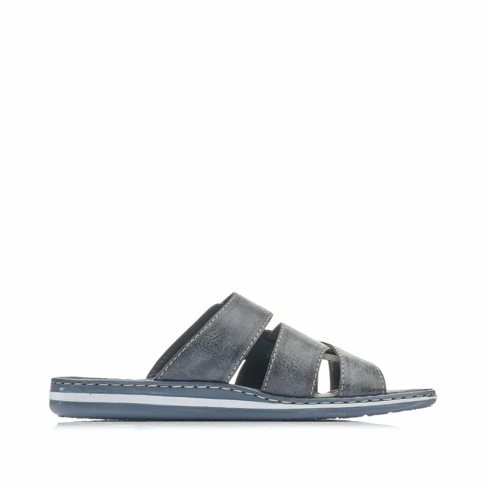 Green Slip Ons 21073-14 Blue Slip-On Sandal