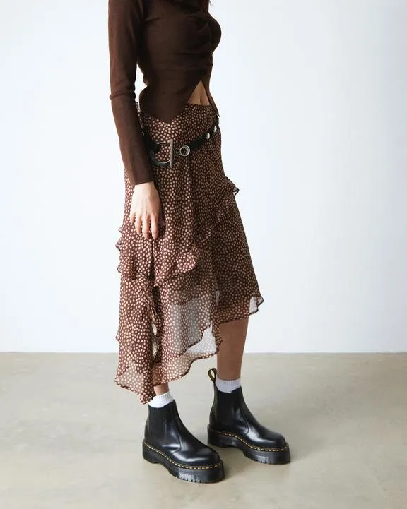 Ankle Winter Boots 2976 Smooth Leather Platform Chelsea Boots - Black - Mens