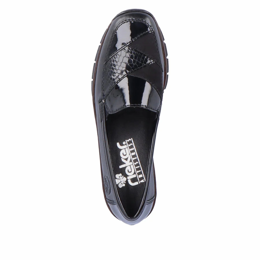 Canvas Slip Ons 53785-00 Patent Black Slip On