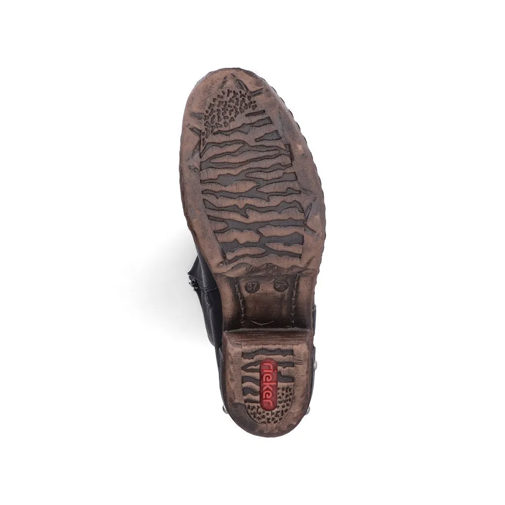 93670-00 Black Tall Boot Lined RTex Narrow Calf Cowboy Boots