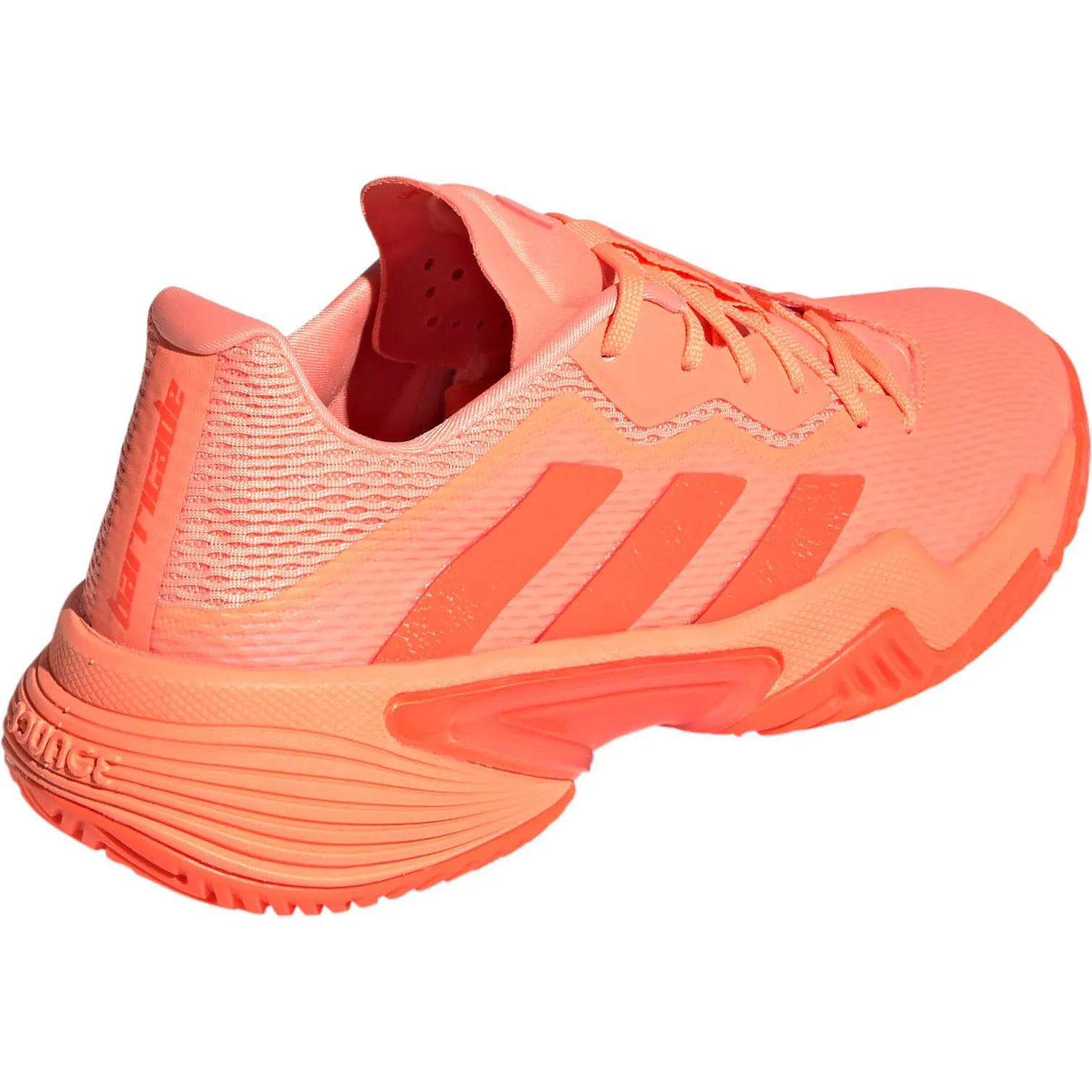 Custom Painted Tennis Shoes adidas Barricade Womens Tennis Shoes - Orange