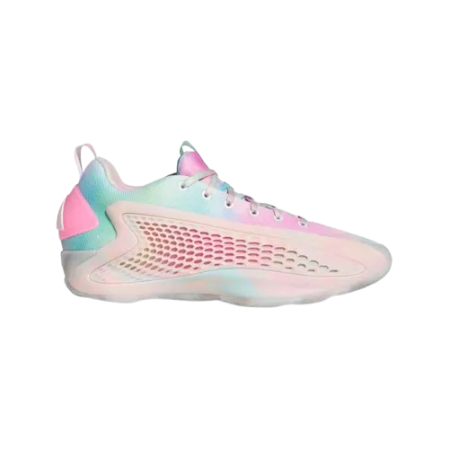 Basketball Shoes New Release 2019 Adidas Men's Anthony Edwards 1 Low Shoes - Cloud White / Acid Orange / Bliss Pink
