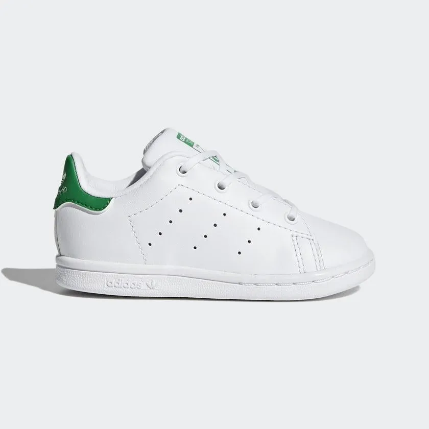 Adidas Originals scarpa sneakers da bambini Stan Smith BB2998 bianco-verde Heart Sneakers
