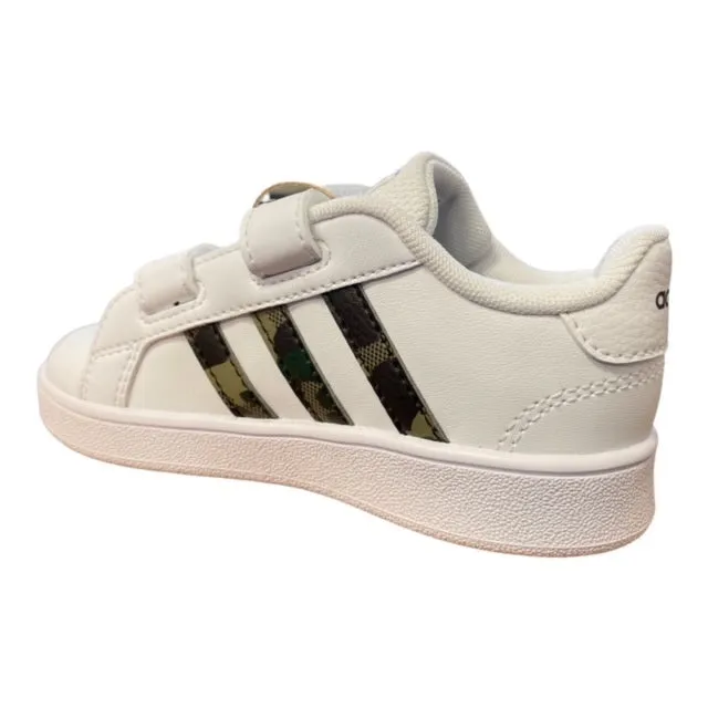 Adidas sneakers da bambino Grand Court CF I GZ1086 white-camo Stan Smith Sneakers