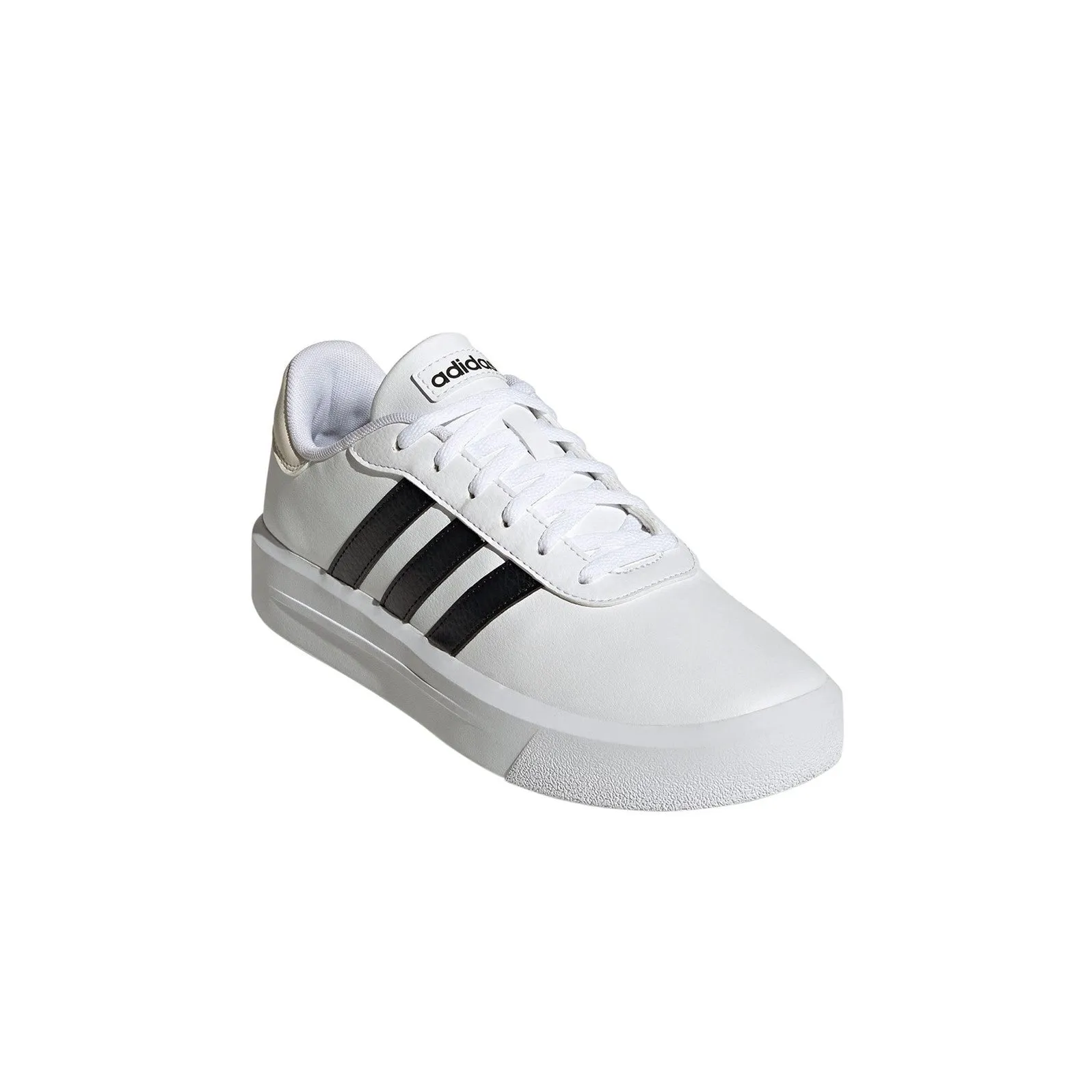 Cute Platform Sneakers Adidas sneakers da donna con zeppa Court Platform HQ4532 bianco nero