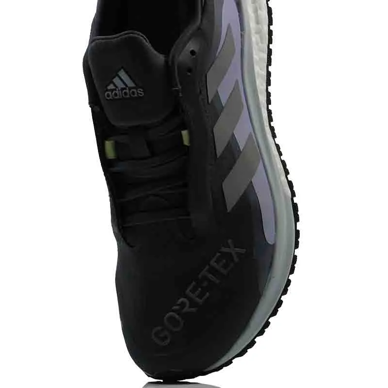 adidas SolarGlide 4 GTX Women's Running Shoe - Grey Six/Silver Metallic/Violet Tone Flame Running Shoes
