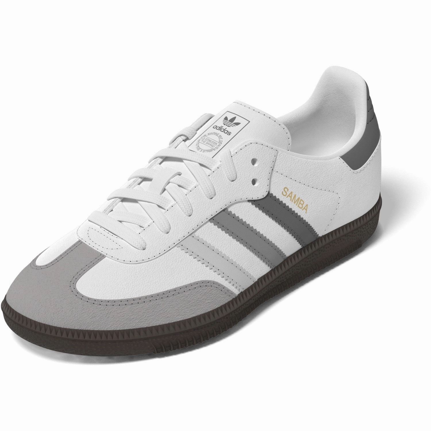 Best Walking Sneakers For Bunions adidas Originals Ftwr White/Grey One/Grey Three Samba Og C Sneakers
