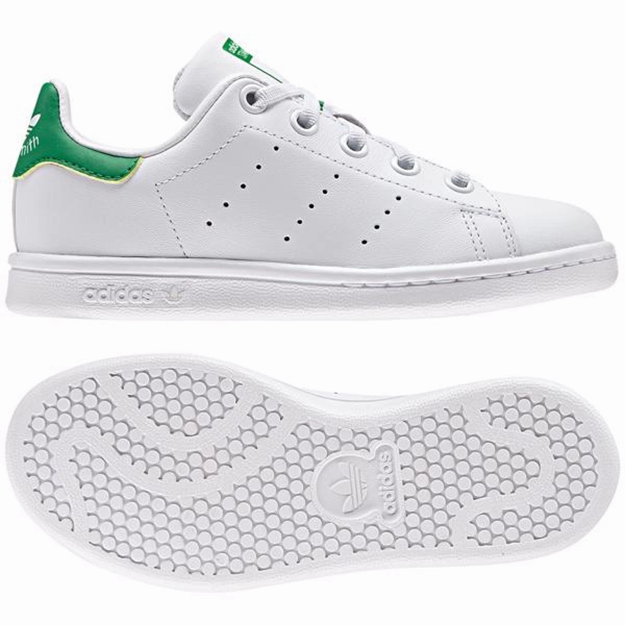 adidas Stan Smith Sneakers White/Green Sneakers For Casual Wear
