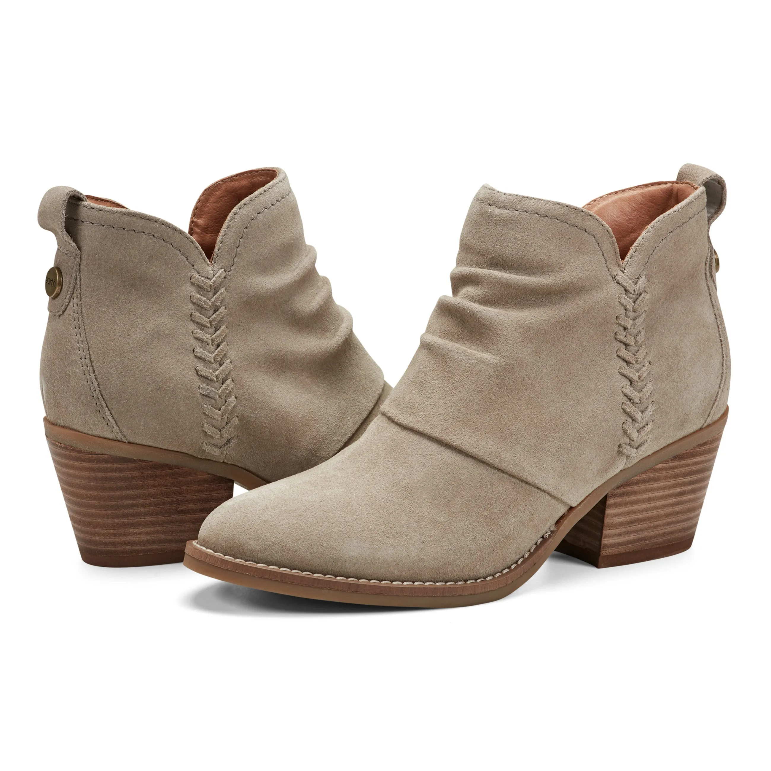 Chandy Suede Ruched Booties Rack Room Shoes Boots