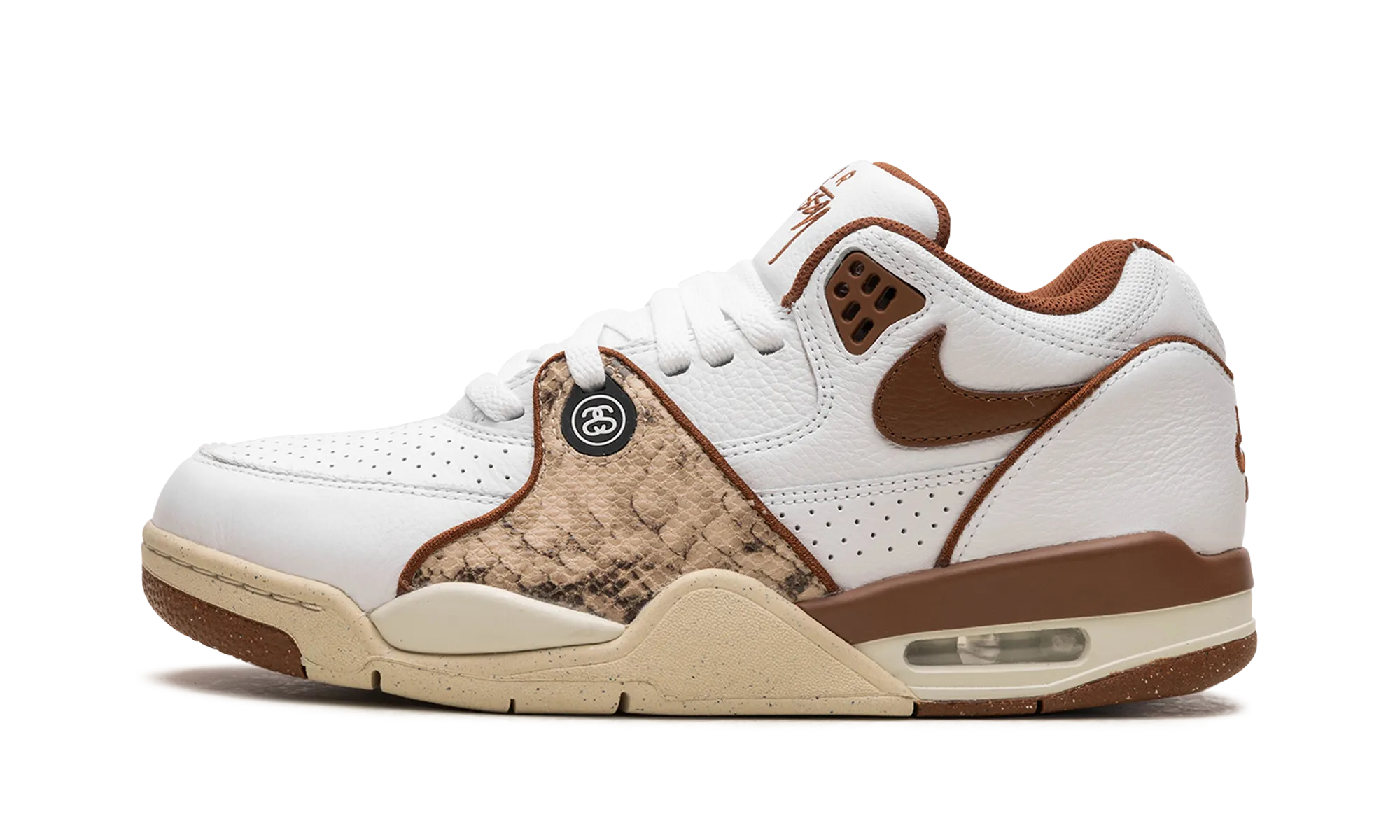Air Flight 89 "Stussy - Pecan Fossil" Basketball Shoes With Wide Width