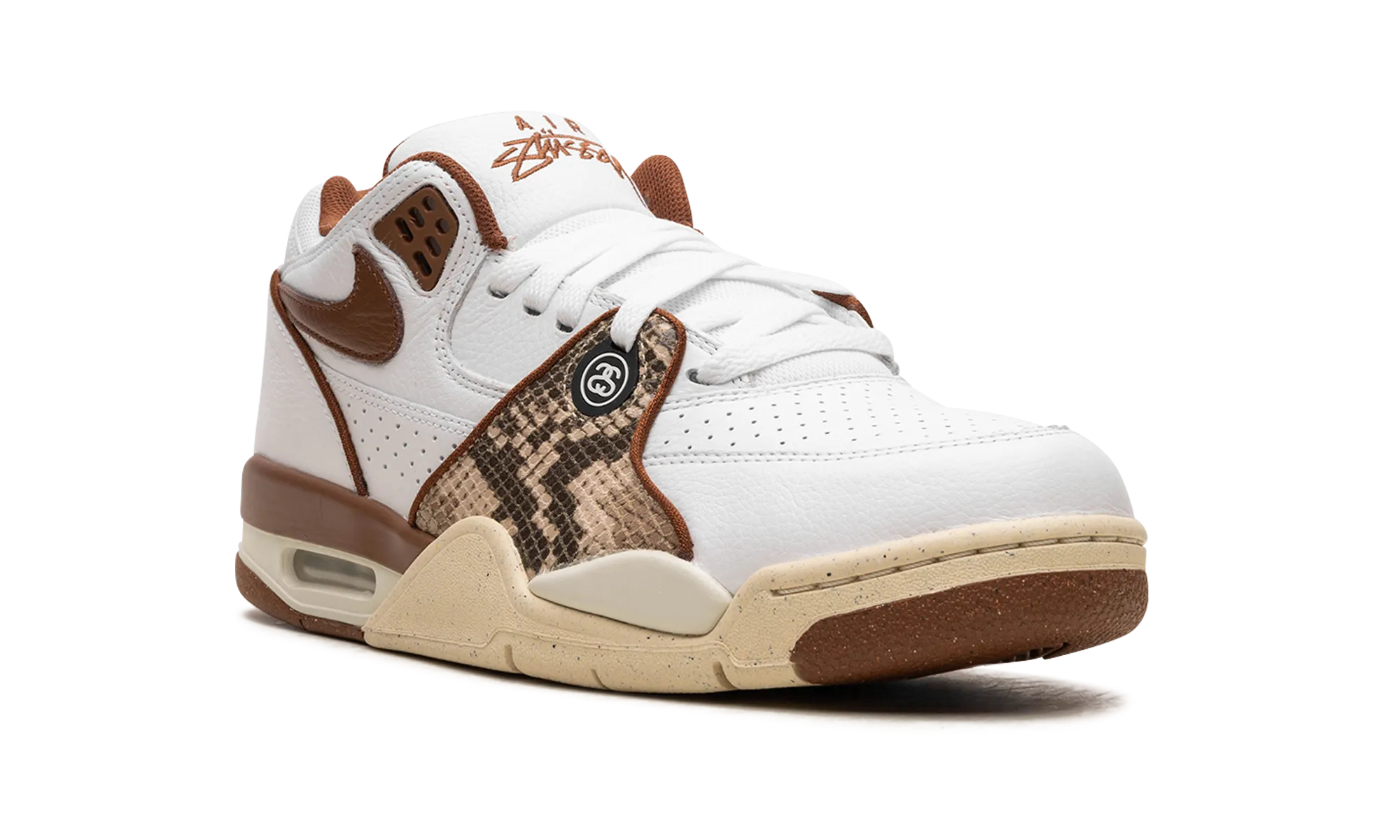 Air Flight 89 "Stussy - Pecan Fossil" Basketball Shoes Bottom
