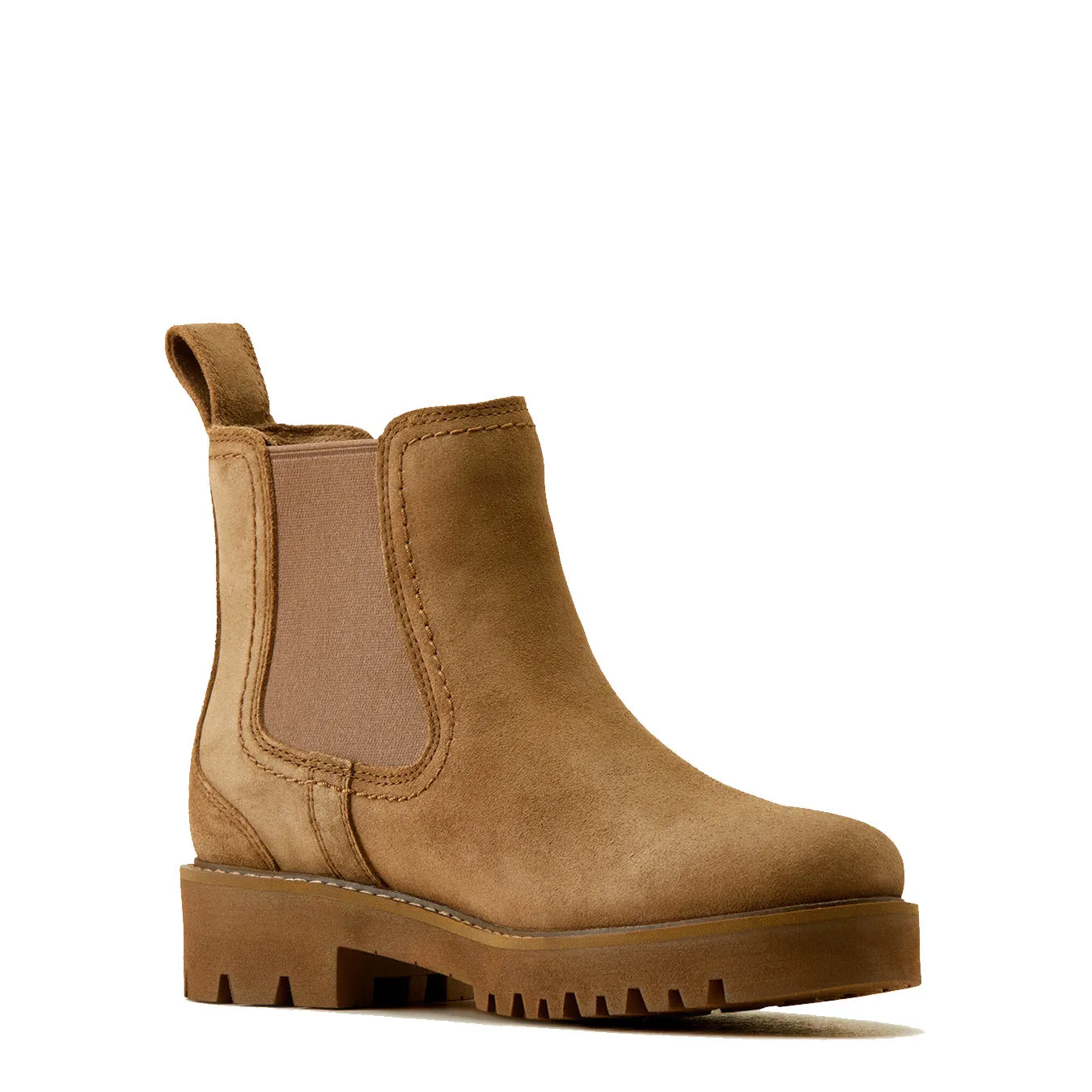 Comfortable Ski Boots Ariat Womens Wexford Lug Chelsea Boot Dark Moss