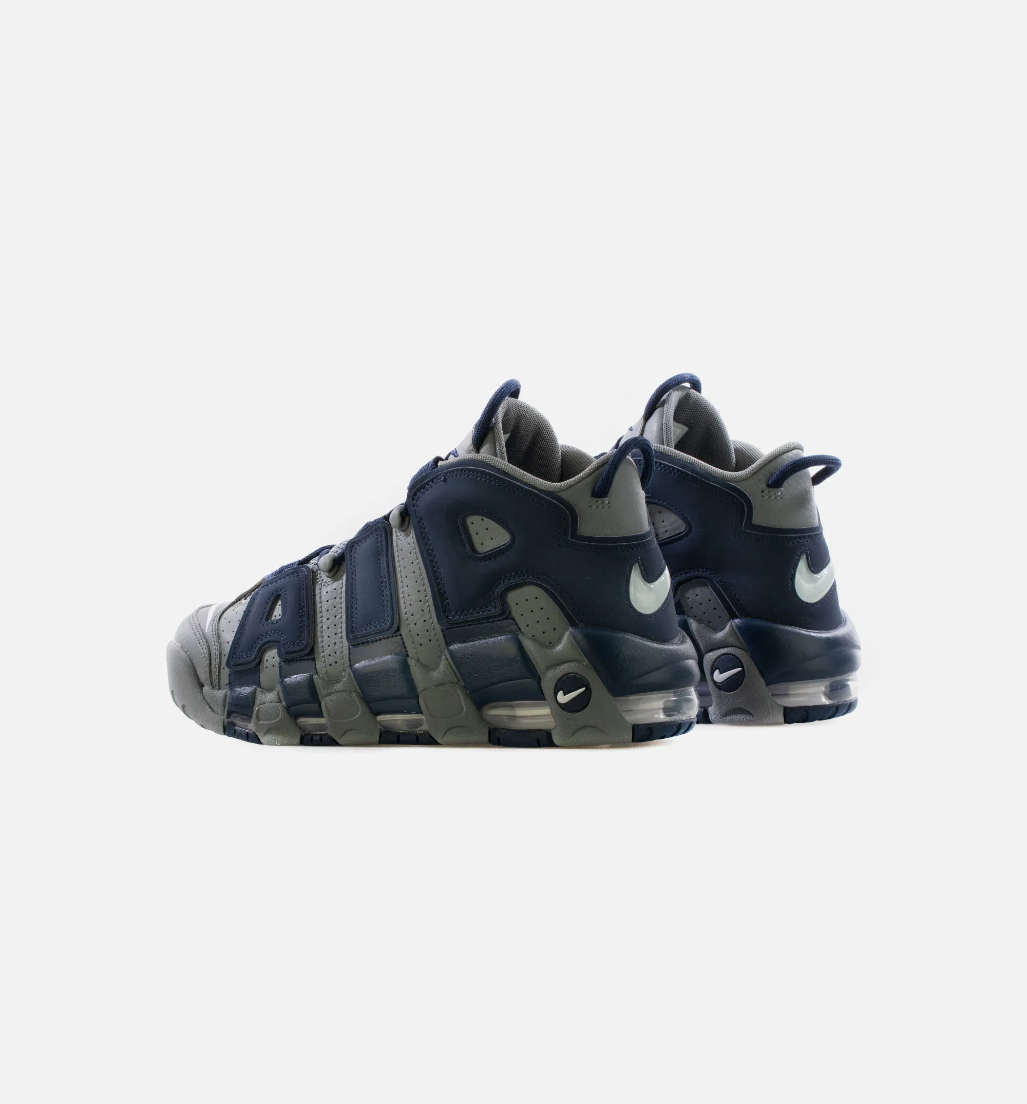 Air More Uptempo 96 Mens Basketball Shoe - Cool Grey/White/Midnight Navy James Worthy Basketball Shoes