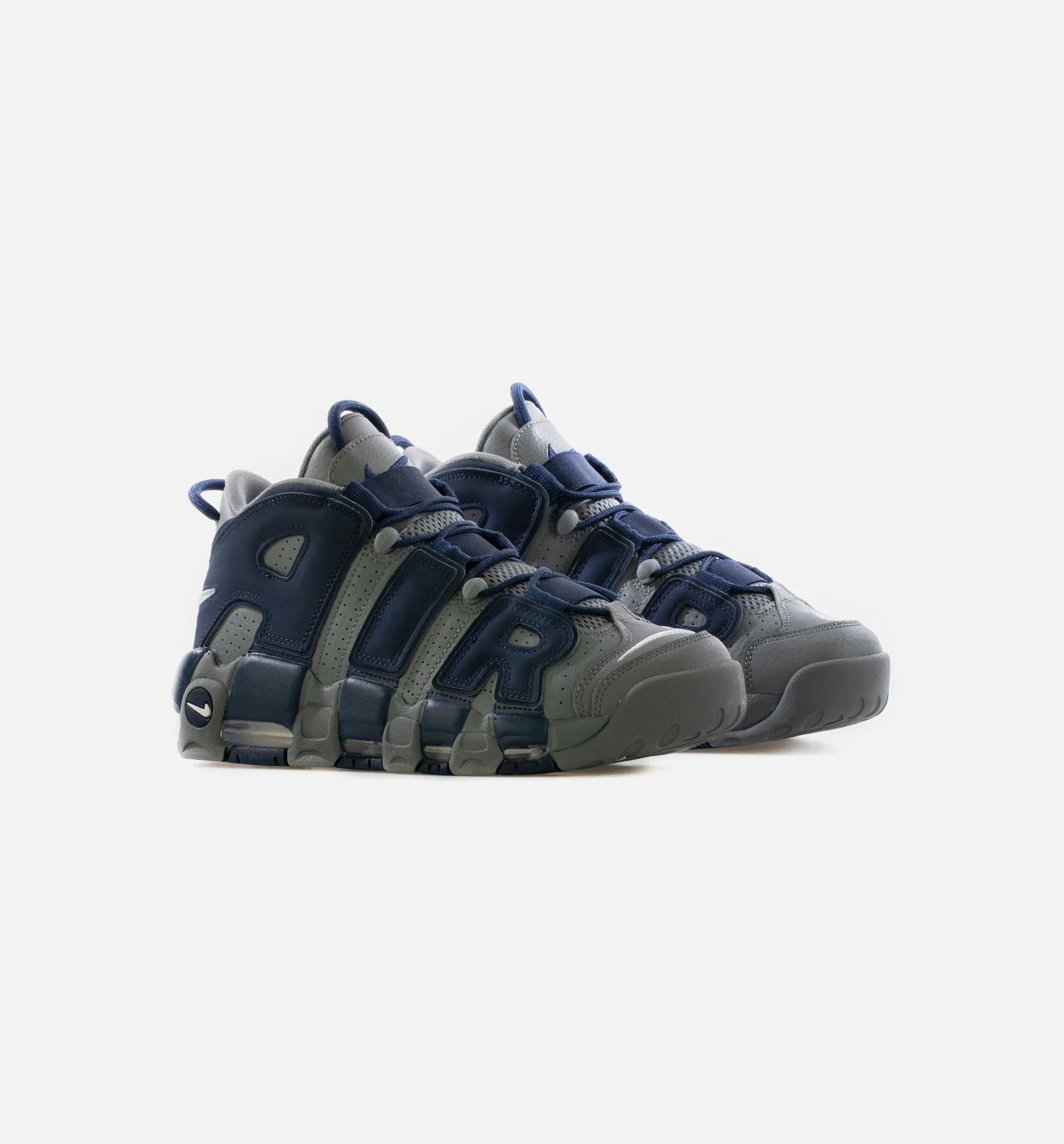 Big Baller Basketball Shoes Air More Uptempo 96 Mens Basketball Shoe - Cool Grey/White/Midnight Navy