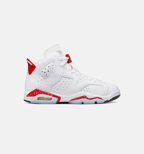 Precision Vi Basketball Shoes Air Jordan 6 Retro Red Oreo Grade School Basketball Shoe - White/Red  Free Shipping