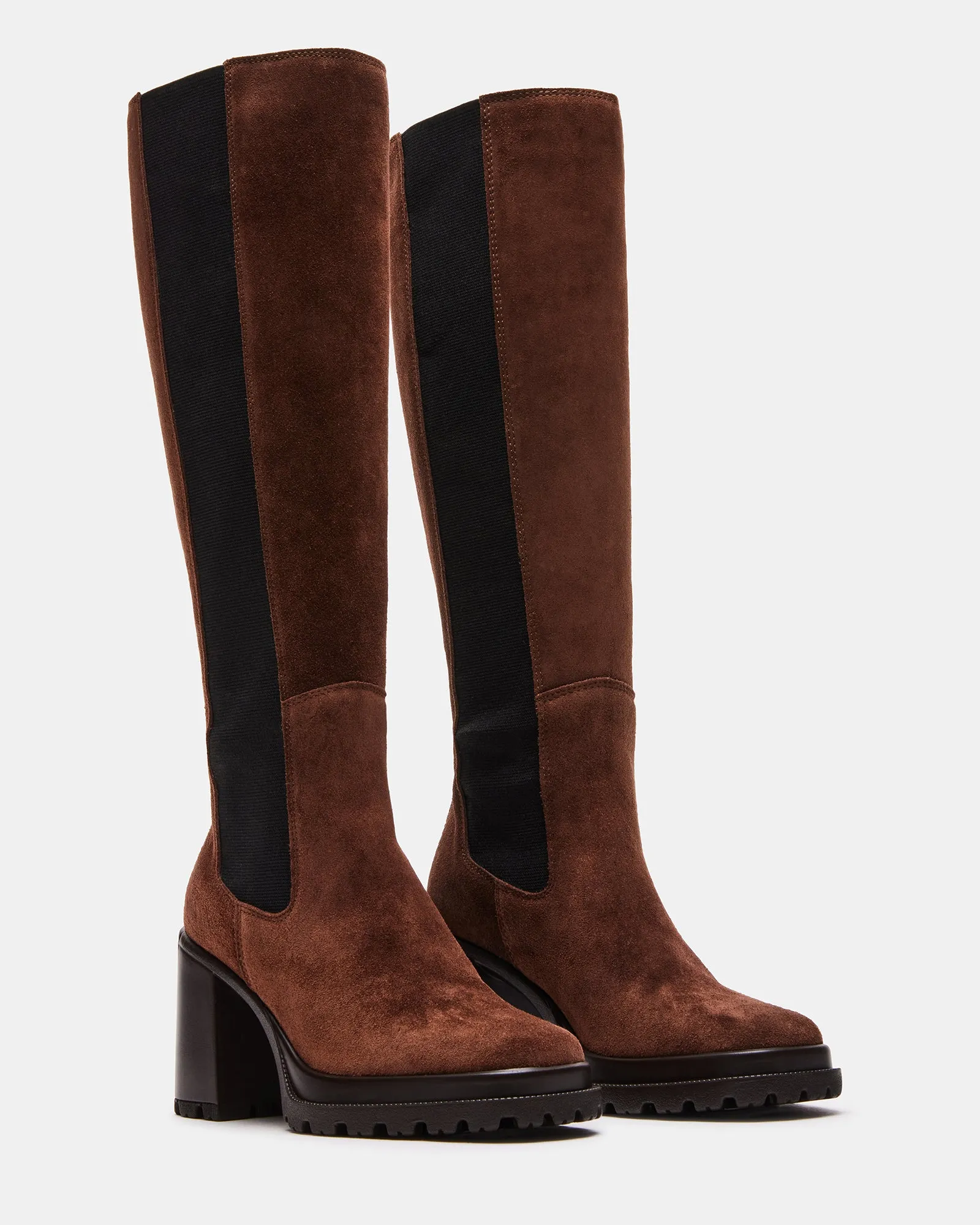 Dressy Winter Boots ALESTI BROWN SUEDE