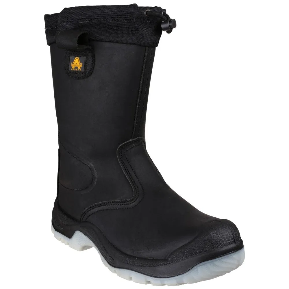 Mock Toe Boots Amblers Safety FS209 Water Resistant Pull On Safety Rigger Boot