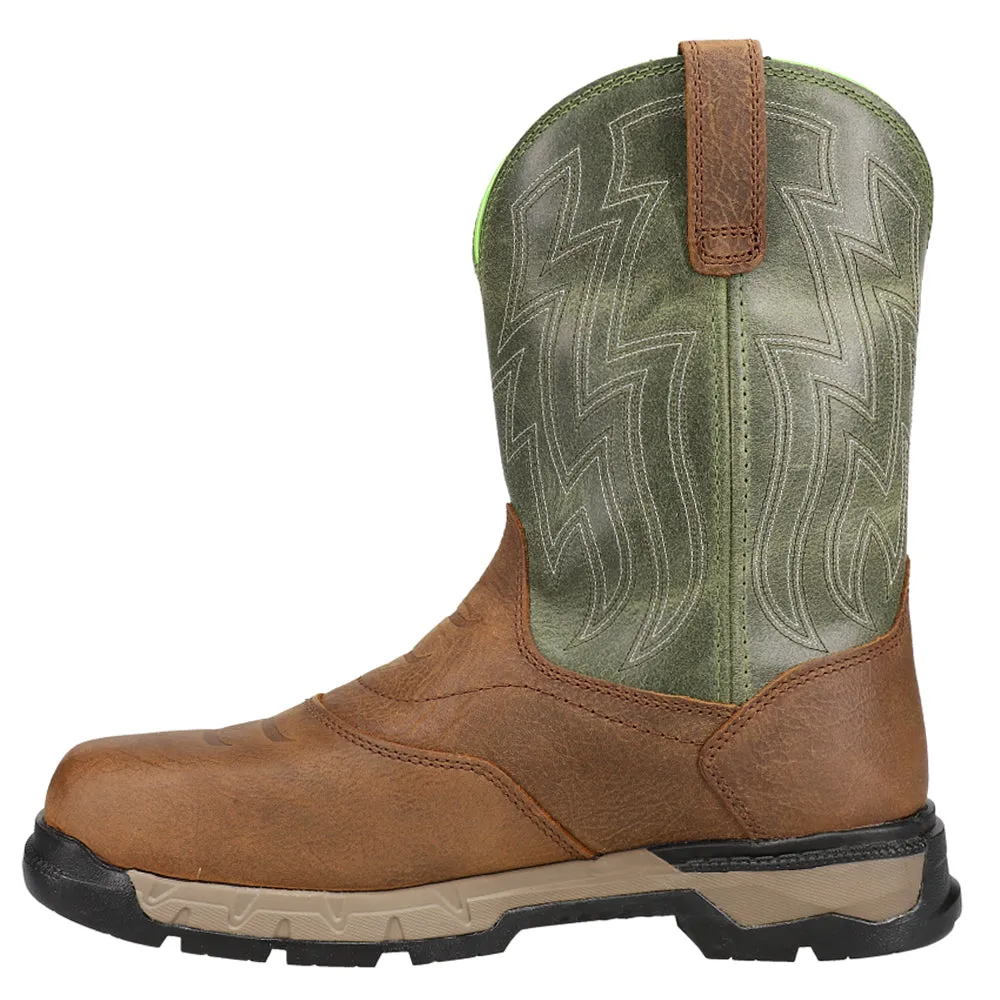 Rebar Flex 10 Inch Waterproof Composite Toe Work Boots Girls Chelsea Boots