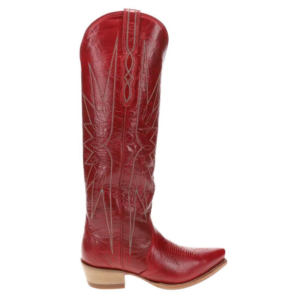 The Loretta Snip Toe Cowboy Boots Folded Boots