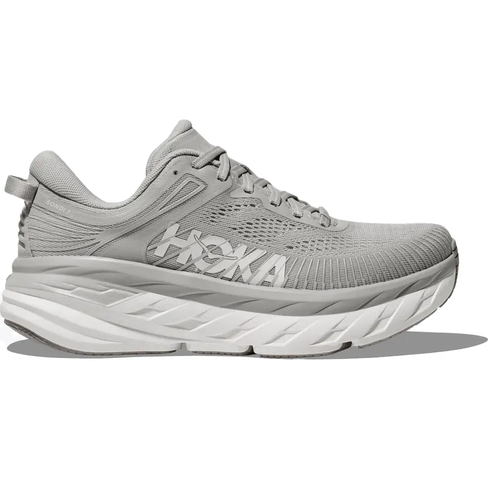 Men's Hoka Bondi 7, Harbor Mist/White, 9.5 D Medium Shoes Glasgow