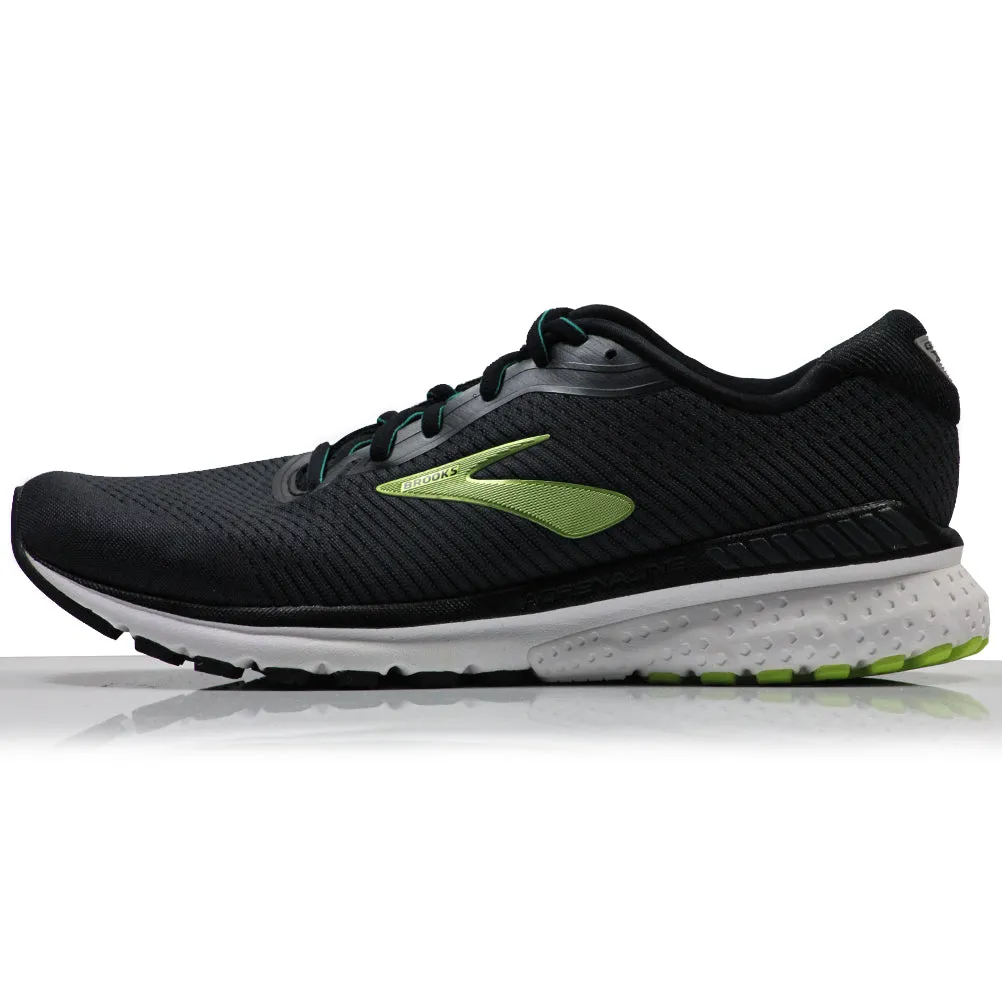 Running Shoes Narrow Brooks Adrenaline GTS 20 Men's Running Shoe - Black/Lime