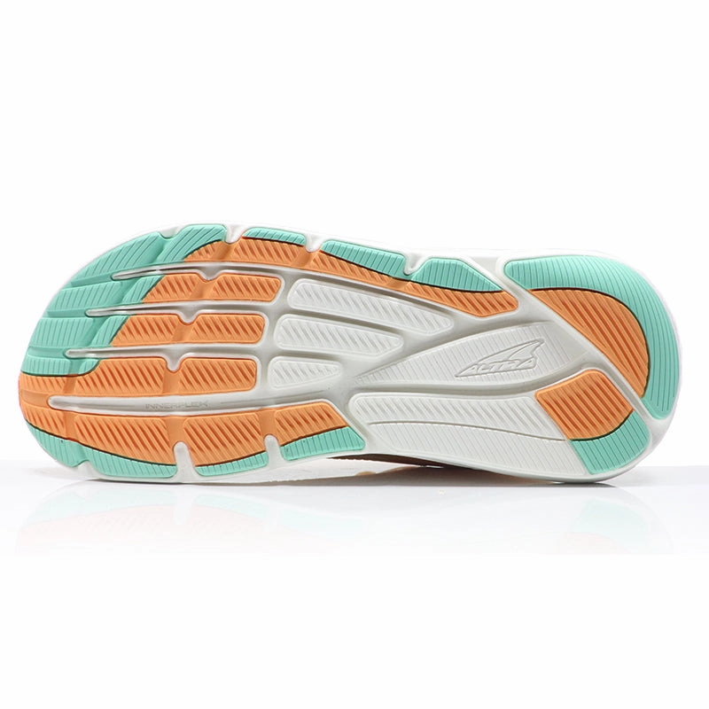 Altra Via Olympus Women's Running Shoe - Green/Orange Running Shoe Store Gait Analysis Manhattan