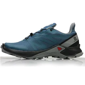 Sl Running Shoes Salomon Supercross Women's Trail Shoe - Mallard Blue/Black/Monument