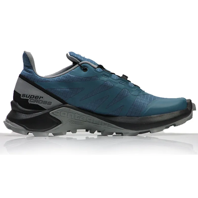 Christmas Running Shoes Salomon Supercross Women's Trail Shoe - Mallard Blue/Black/Monument