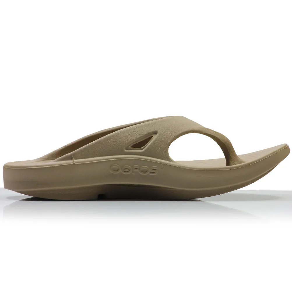 Running Shoes Similar To Glycerin 21 OOfos Women's OOriginal Recovery Flip - Taupe