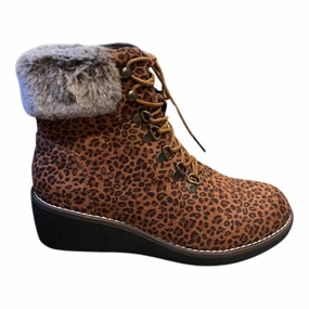 Carolina Toe Boots Women's Fierce Stride Boots In Brown Leopard