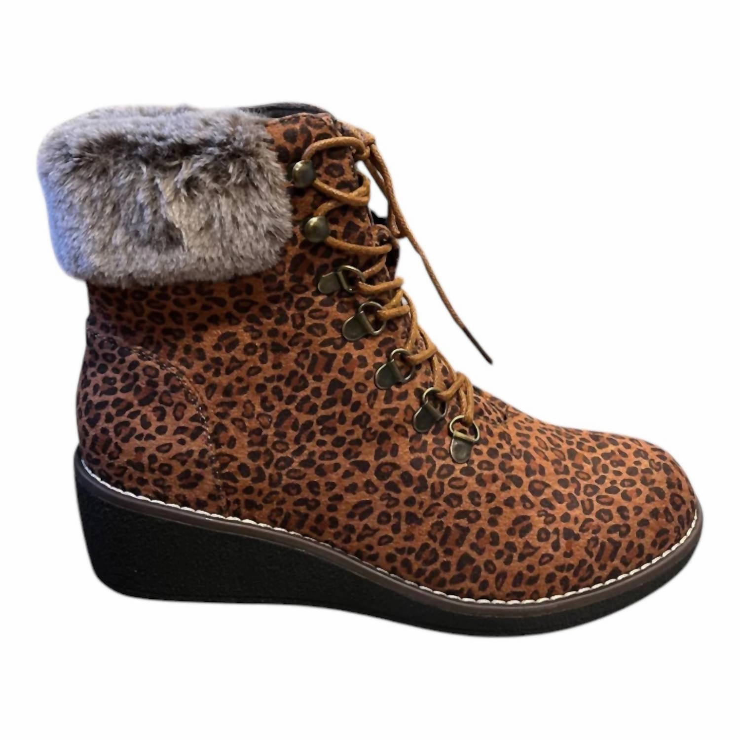 Coach Boots Women's Fierce Stride Boots In Brown Leopard