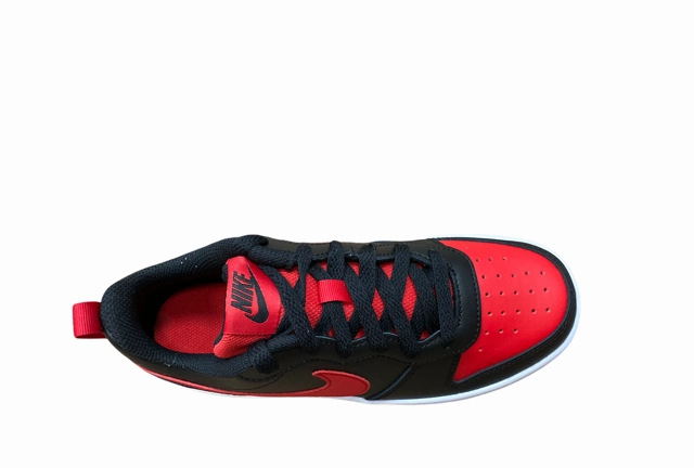 Nike scarpa sneakers da ragazzi Court Borough Low  BQ5448 007 nero rosso Bradley Beal Sneakers