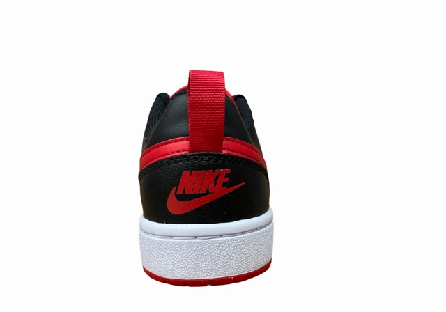 Nike scarpa sneakers da ragazzi Court Borough Low  BQ5448 007 nero rosso Sneakers Mannen