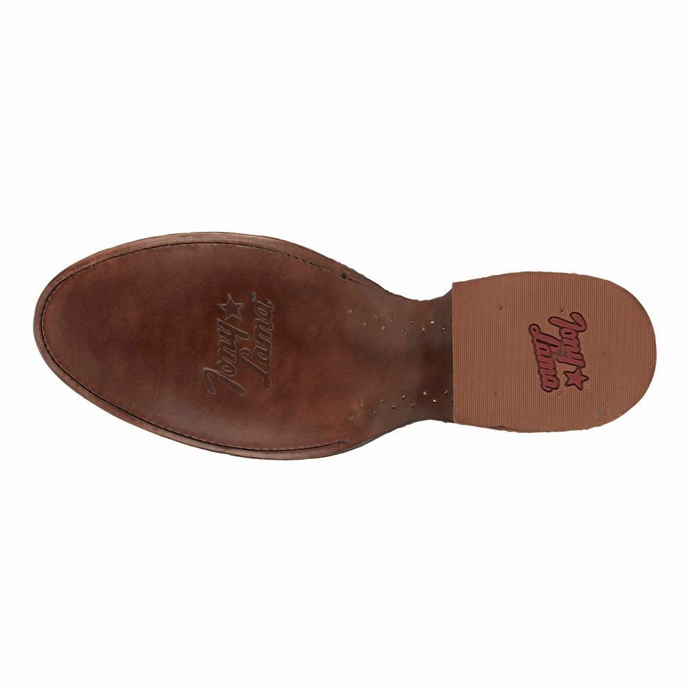 Amado Embroidered 12 Inch Suede Round Toe Cowboy Boots Golf Boots