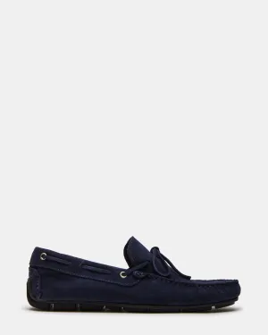 Allen Edmonds Leather Loafers AMALFI NAVY SUEDE