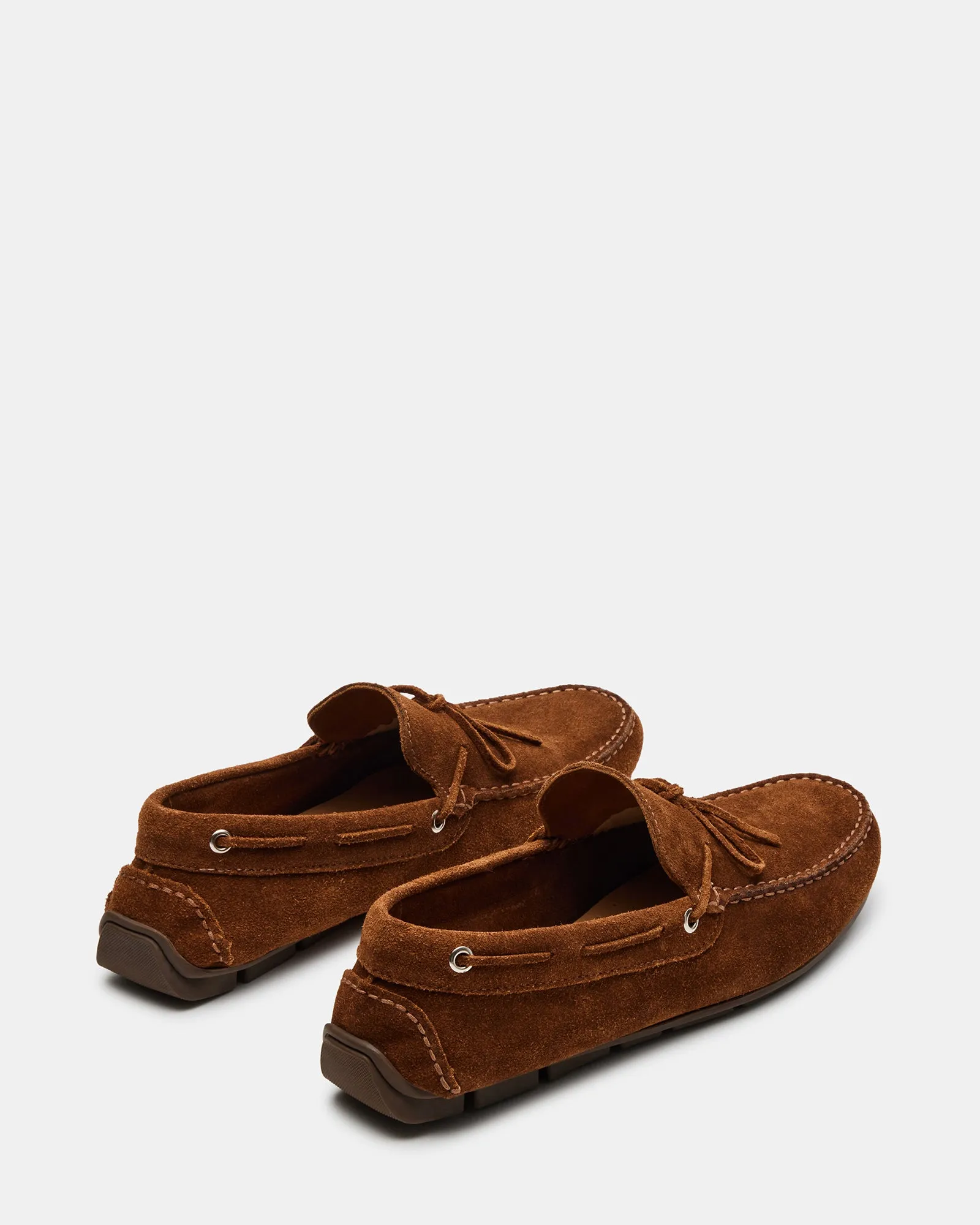 AMALFI TOBACCO SUEDE Patent Loafers