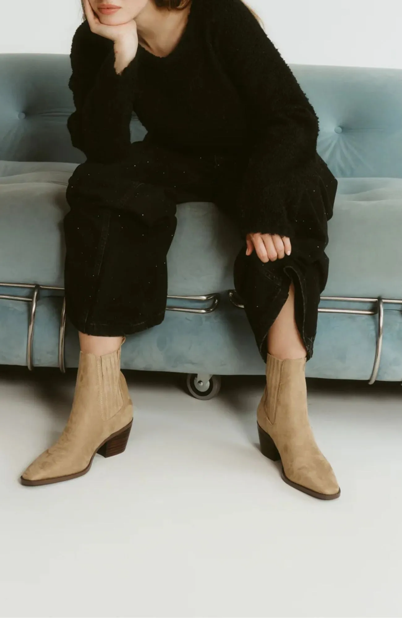 Dale Chelsea Ankle Boots Taupe Micro Styling Boots