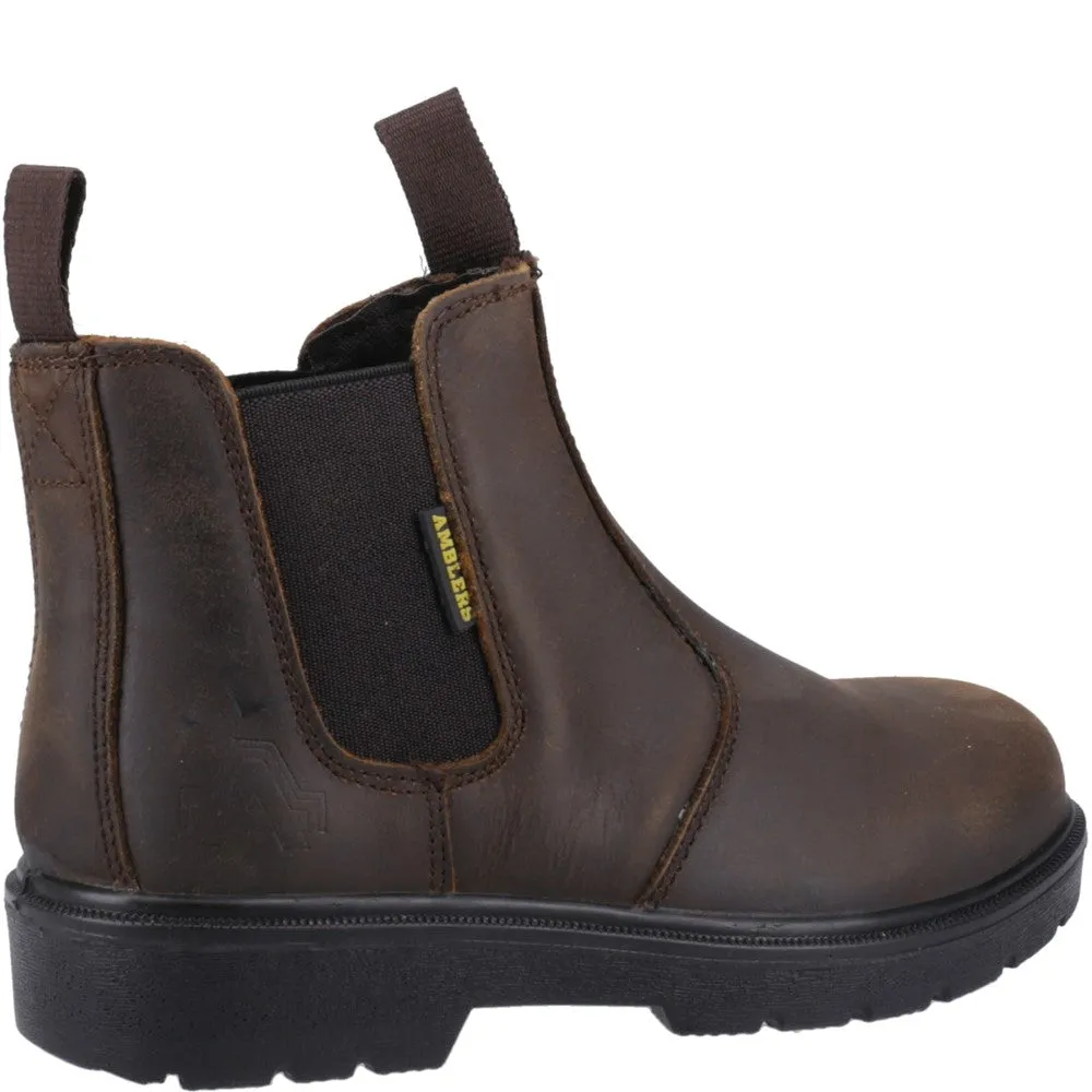 Amblers Safety FS128 Hardwearing Pull On Safety Dealer Boot Size 10.5 Slip On Waterproof Boots