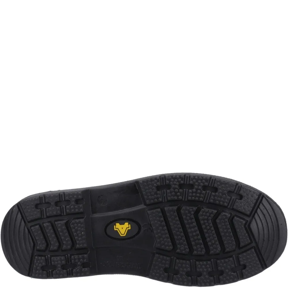 Amblers Safety FS128 Hardwearing Pull On Safety Dealer Boot Size 10.5 Steel Toe Boots At Walmart