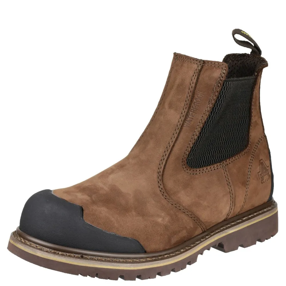 Amblers Safety FS225 Goodyear Welted Waterproof Pull On Chelsea Safety Boot Cloud Work Boots