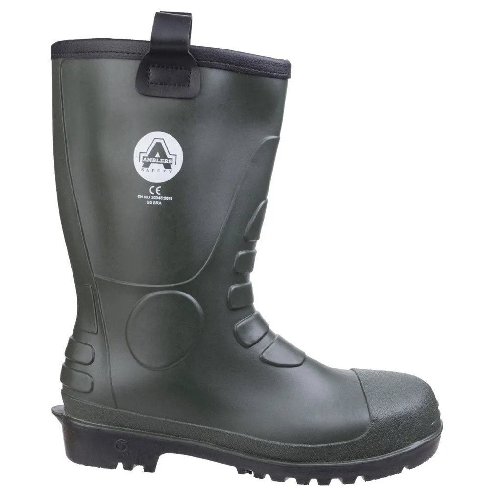 Clear Rain Boots Amblers Safety FS97 PVC Rigger Safety Boot