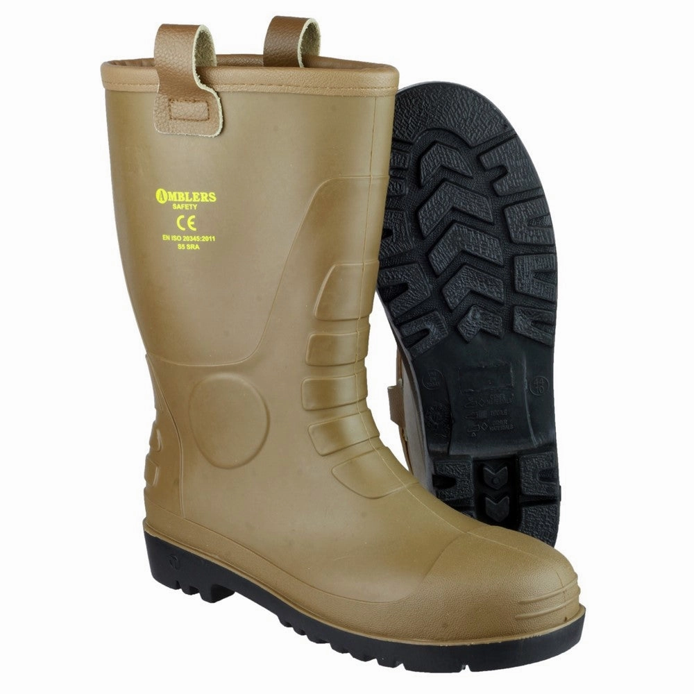 Amblers Safety FS95 Waterproof PVC Pull on Safety Rigger Boot