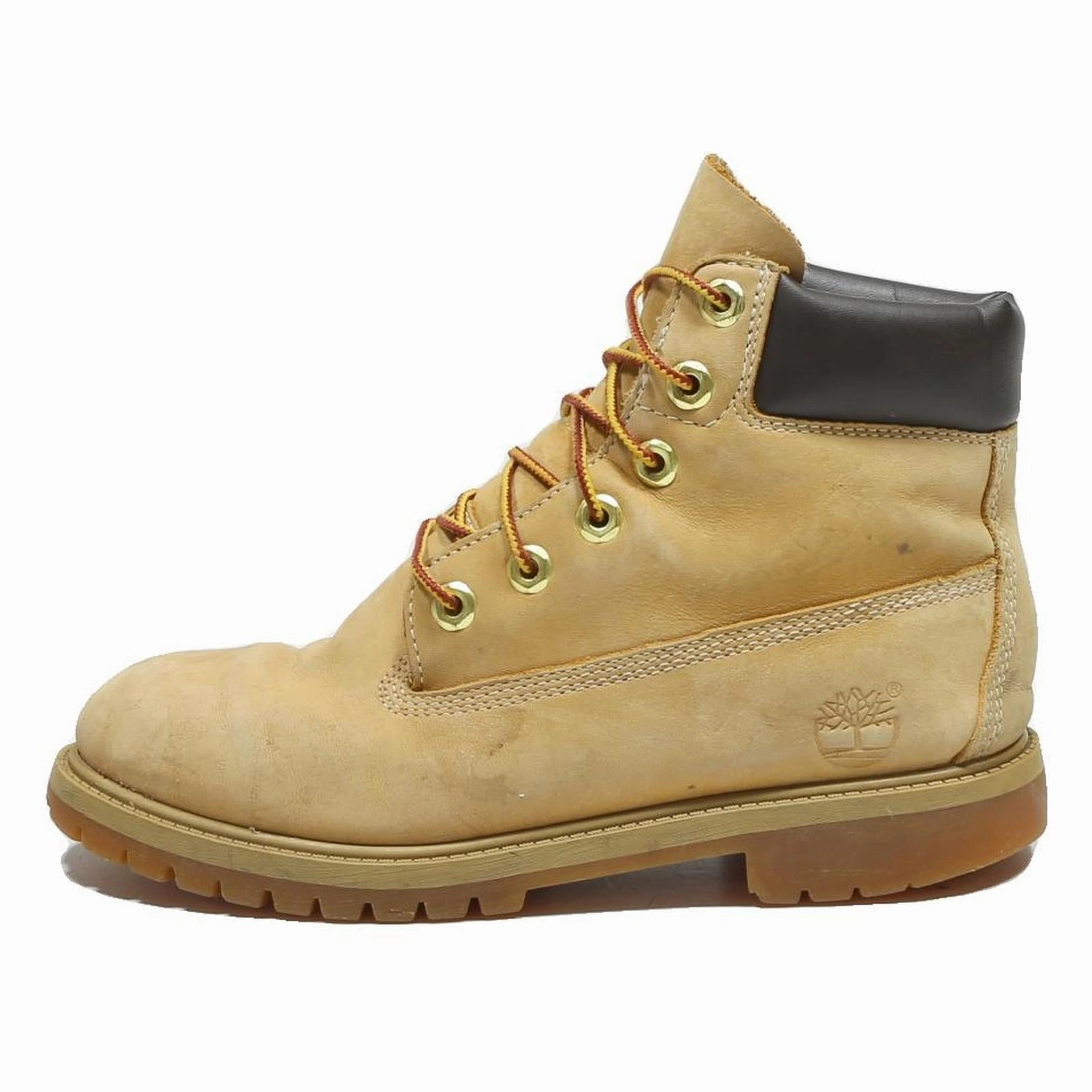 Most Comfortable Snow Boots TIMBERLAND Boys Lace-Up Boots Leather Wheat UK 5 Durable Workwear Style