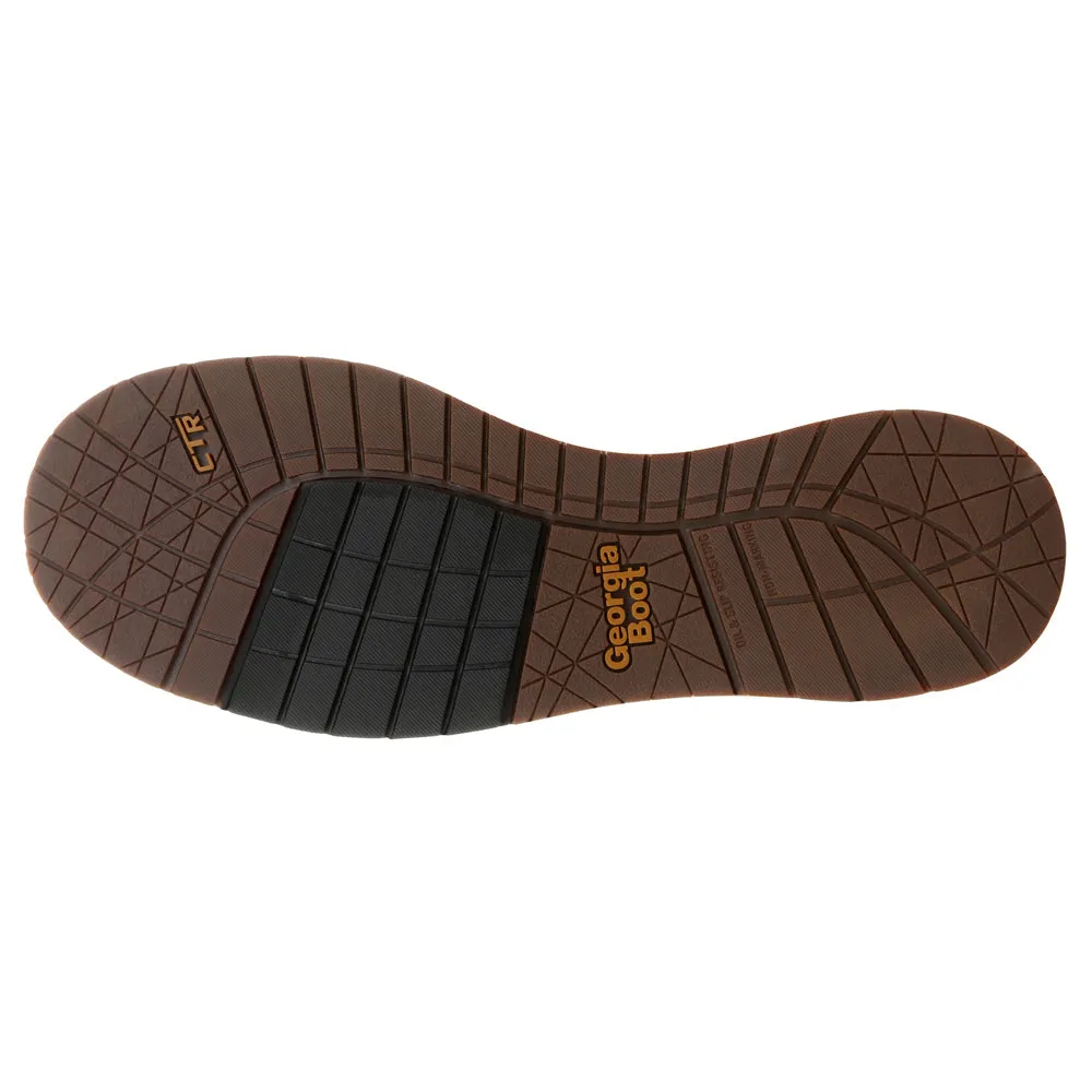 AMP LT Wedge Chelsea Steel Toe Work Shoes Over The Knee Heel Boots