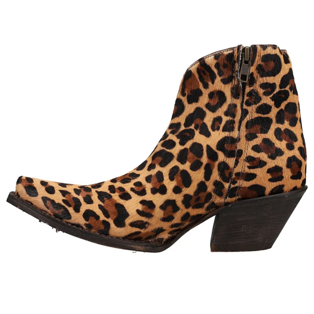Where To Get Cowboy Boots Anahi Leopard Print Snip Toe Zippered Cowboy Booties