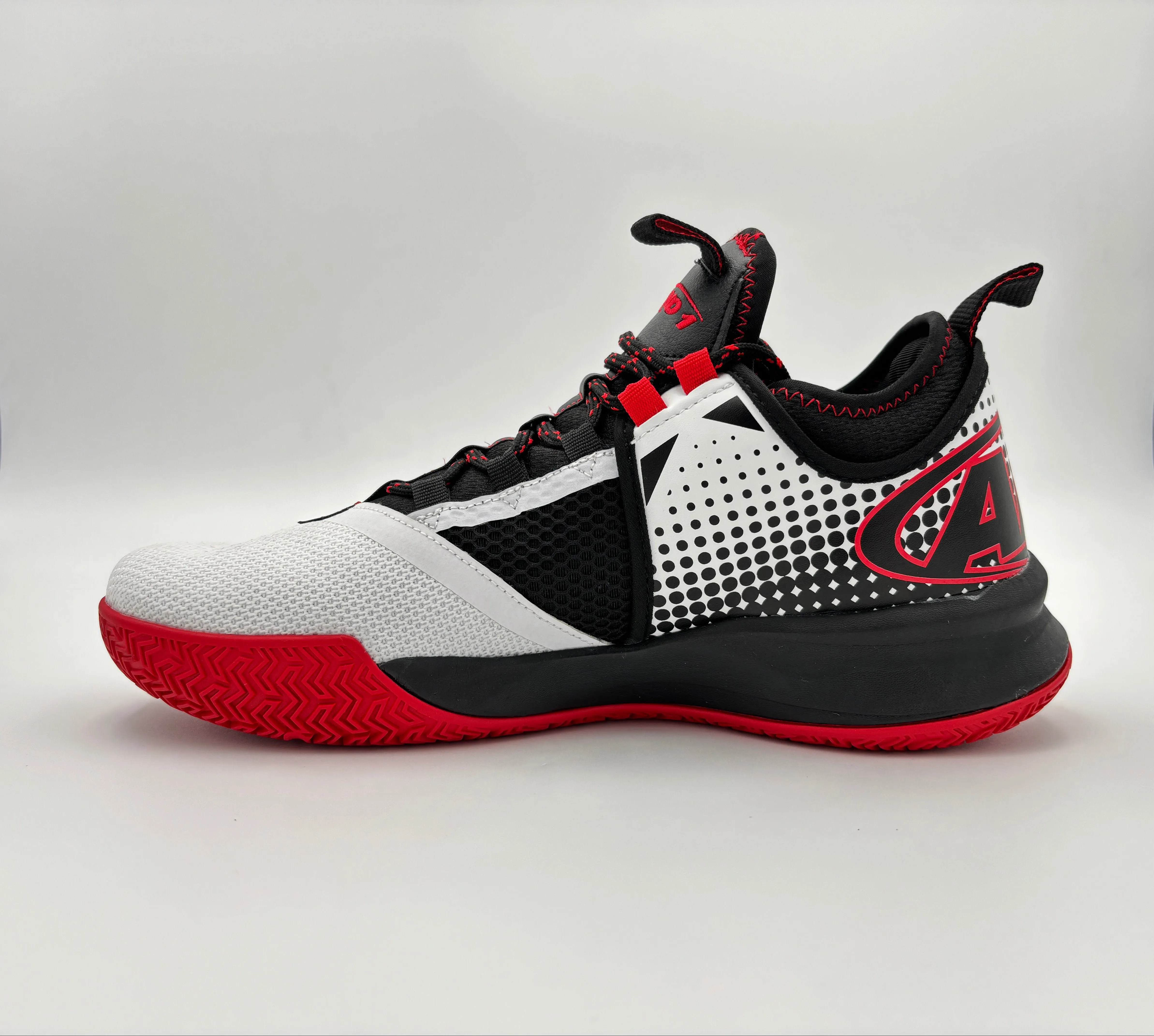 Trae Young 1 Basketball Shoes And-1 Men's Charge White/Black/Red Basketball Shoes