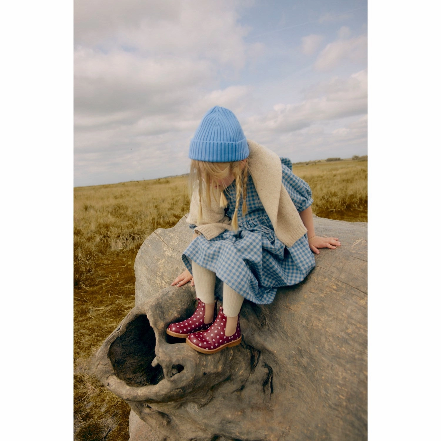 Angulus Berry Hearts/Rose Elastic Chelsea Printed Boot White Mountain Boots