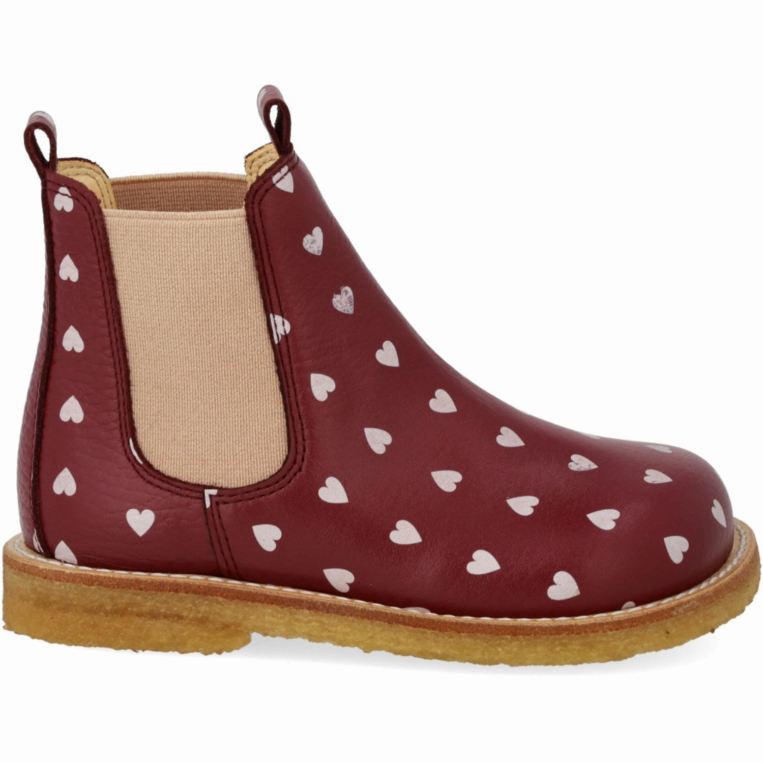 Angulus Berry Hearts/Rose Elastic Chelsea Printed Boot Dr Martens Sinclair Boots
